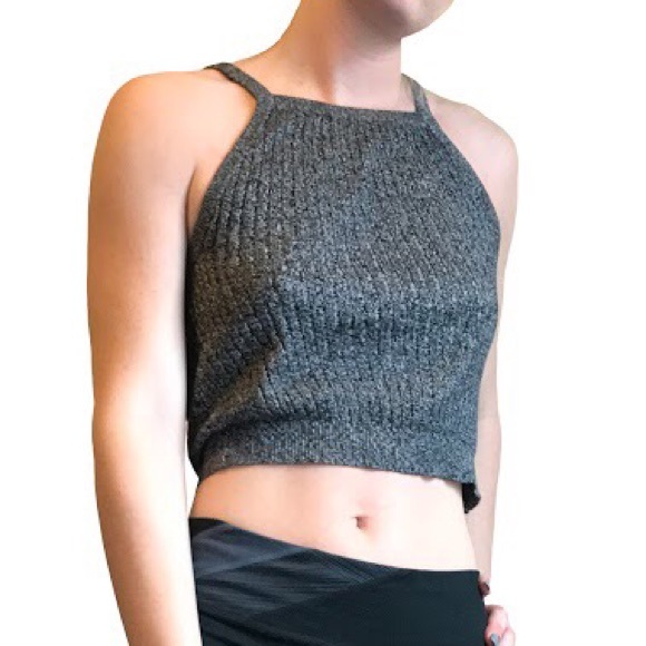 Cute Knit Crop Top - Picture 1 of 4